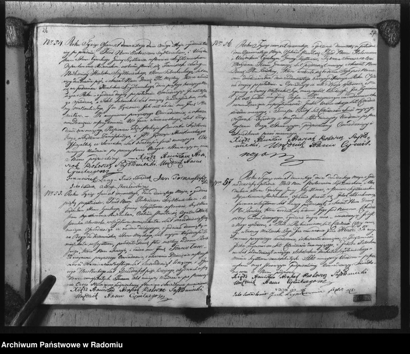 image.from.unit.number "Akta urzędnika stanu cywilnego gminy Szydłowiec z roku 1812"