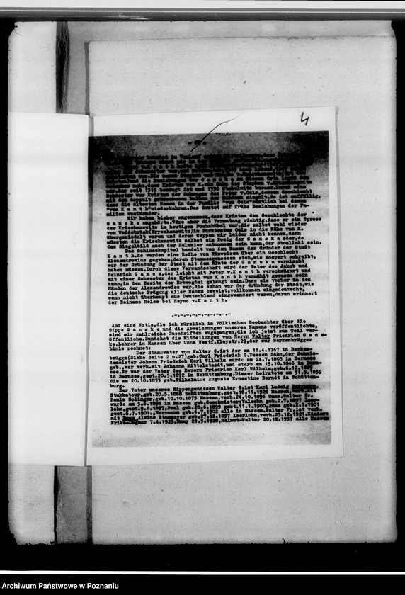 Obraz 8 z jednostki "Genealogische Mitteilungen der Familie Ganske"