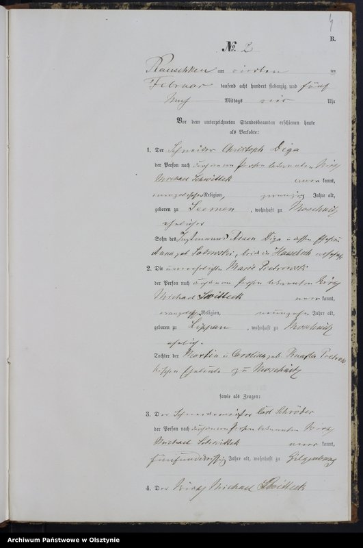 image.from.unit.number "Heiraths-Neben-Register Nr 1 - 19"