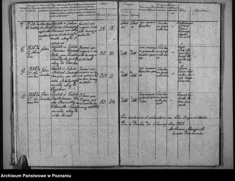 Obraz 10 z jednostki "Duplikat baptisatorum, copulatorum u. mortuorum"