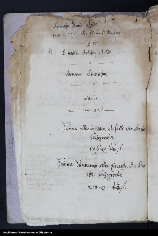 image.from.unit.number "Kirchen Rechnung des Kirchspiels Herzogswalde /1667-1669, 1681, 1708, 1709, 1712, 1715, 1717-1720./"