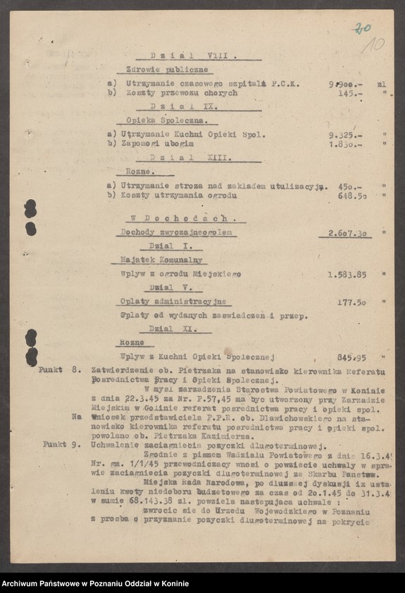 image.from.unit.number "Protokoły posiedzeń [Miejskiej Rady Narodowej]"