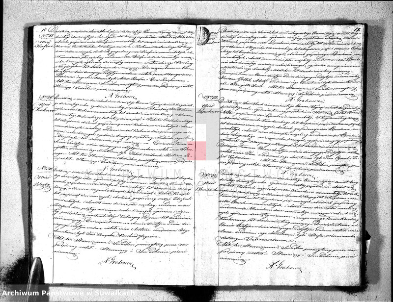 image.from.unit.number "Księga Duplikat Urzędnika Stanu Cywilnego Wyznania Ewangelickiego Okręgu Suwałki w Powiecie Dąbrowskim Obwodzie i Gubernii Augustowskiey na Rok 1839."