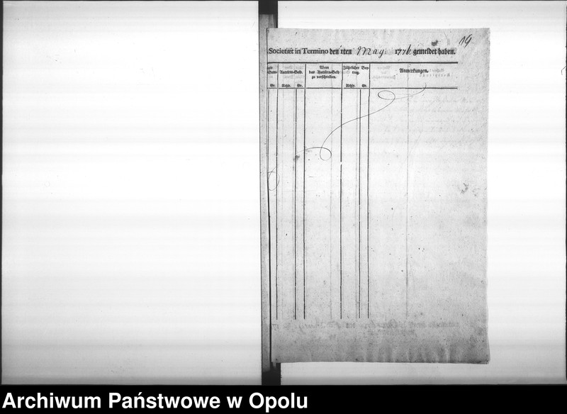 Obraz 18 z jednostki "Acta des Magistrats zu Oppeln von den Wittwen Verpflegungs Anstalten, Beitritt der Officianten, und dissfälligen Verhandlungen und jährlichen Eingaben. de Anno 1776 bis Vol. I"