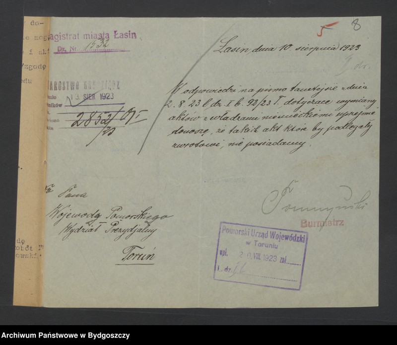 image.from.unit.number "Akra szczegółowe w sprawie zwrotu akt z Niemiec"