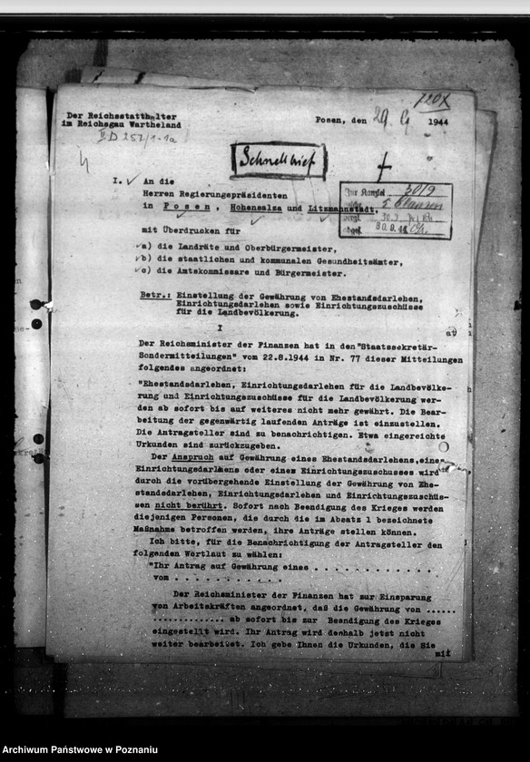 Obraz 8 z jednostki "Ehestandsdarlehen"