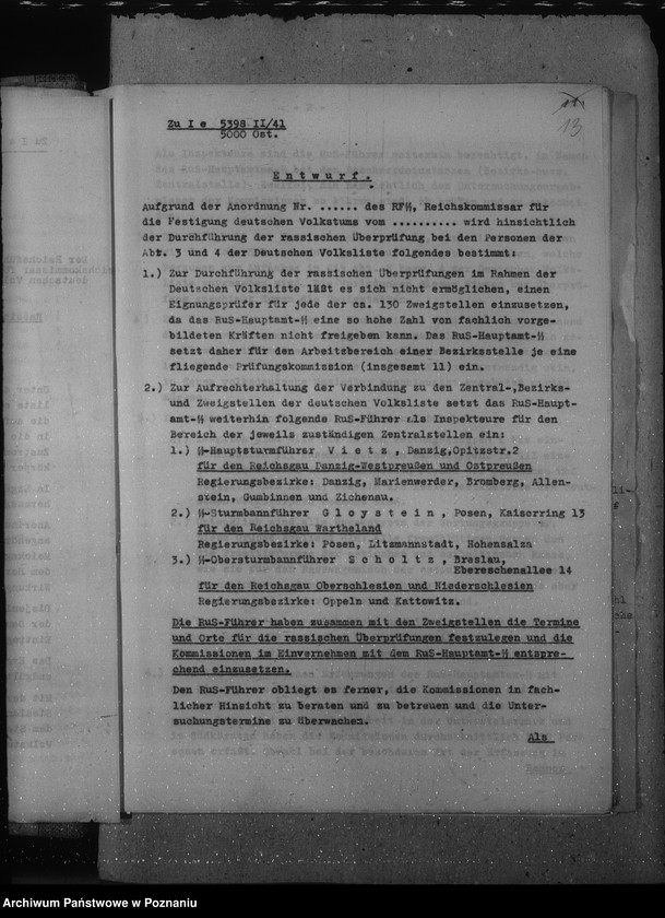 Obraz 17 z jednostki "Rassische Musterung von Angehörigen der Abteilungen III und IV."