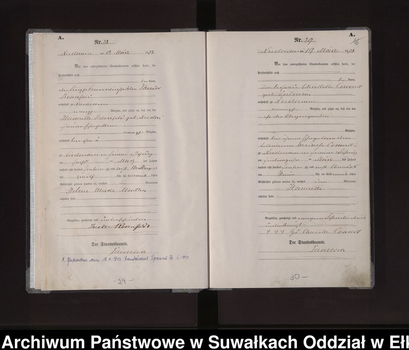 image.from.unit.number "Geburts-Haupt-Register des Königlich Preussischen Standes-Amtes der Stadt Nicolaiken Kreis Sensburg"