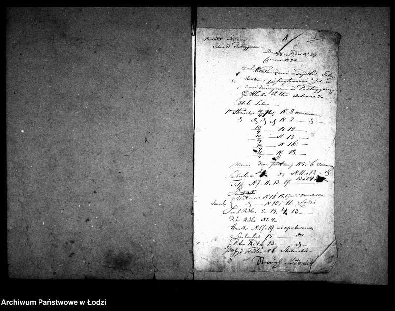 Obraz 6 z jednostki "Akta tyczące się rozmaitych zażaleń ze strony fabrykantów i zaszłej w tej mierze korespondencji"