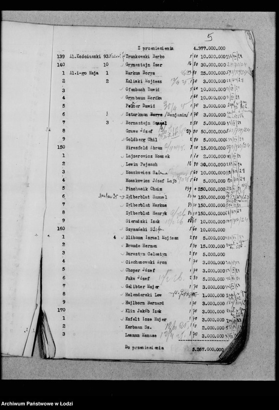 Obraz 8 z jednostki "Rejestr poborczy"