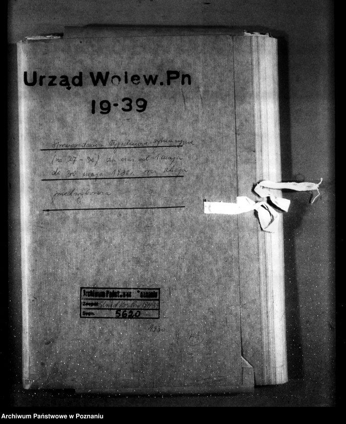 Obraz 4 z jednostki "Sprawozdania sytuacyjne tygodniowe za czas od 1 maja do 30 maja 1930 r. oraz akcja przedwyborcza"