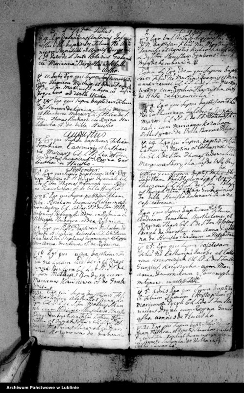 Obraz 6 z jednostki "Liber baptisatorum, copulatorum et mortuorum"