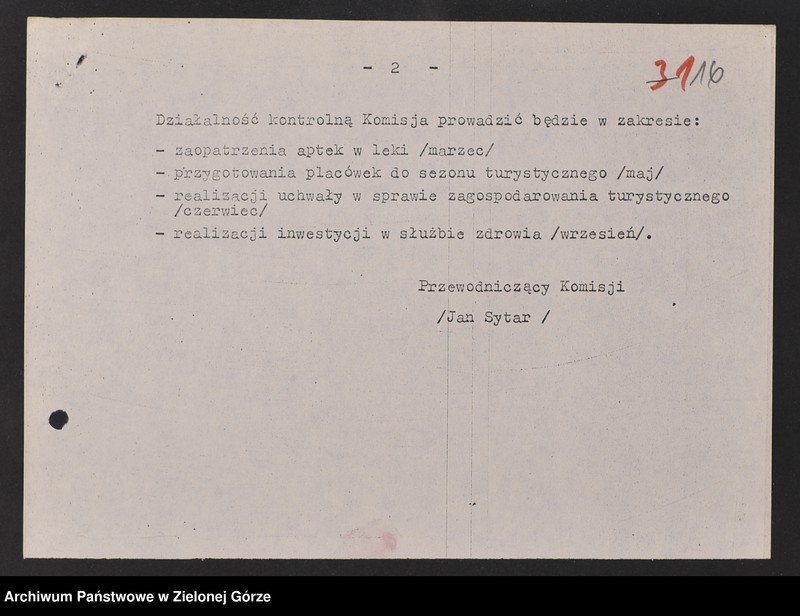 image.from.unit.number "Protokóły z posiedzeń Komisji Zdrowia, Spraw Socjalnych i Ochrony Środowiska Wojewódzkiej Rady Narodowej w Zielonej Górze"
