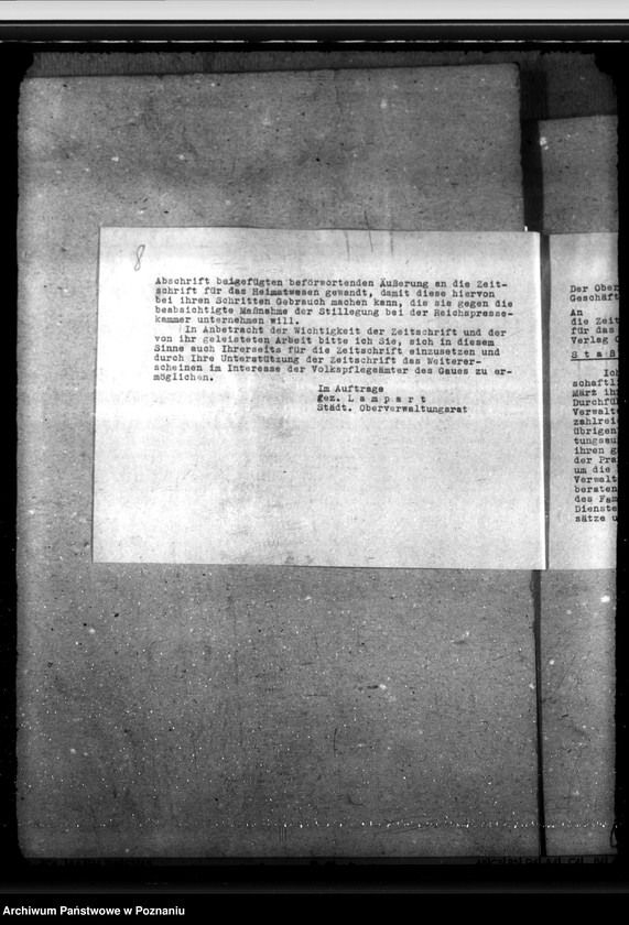 Obraz 12 z jednostki "Zeitschrift für Heimatwesen. Soziale Mitteilungen"