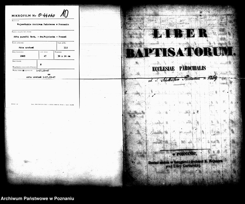 Obraz 2 z jednostki "Księga urodzin"