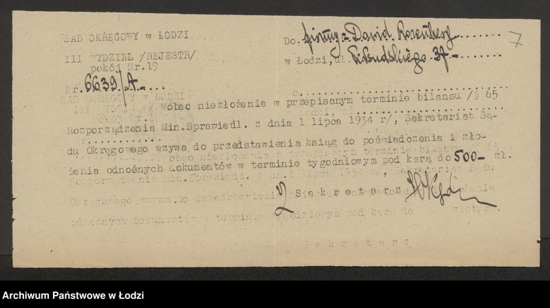 Obraz 9 z jednostki "Dawid Rozenberg- sprzedaż szkła i fajansu"