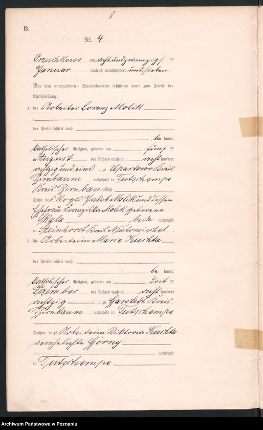 Obraz 10 z jednostki "Heirath-Neben-Register"