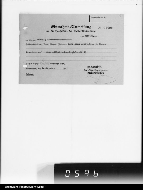 Obraz 2 z jednostki "Rechnungen für Schmucksachen"