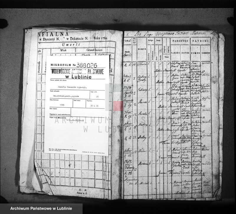 Obraz 3 z jednostki "Liber natorum, matriminium, sepultorum pro villa Wieprzowe Jezioro"