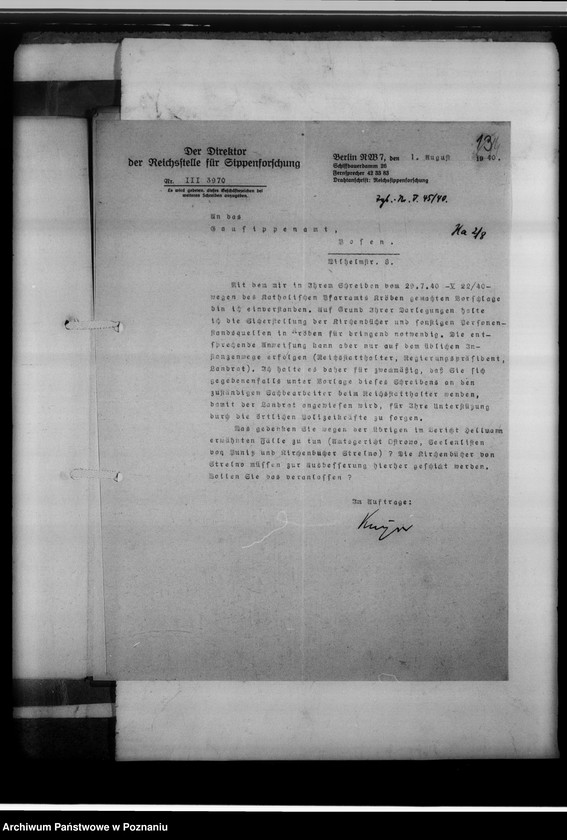 image.from.unit.number "Einziehungsprotokolle [ksiąg kościelnych oraz korespondencja w sprawie zaginionych ksiąg] in Kröben [w Krobi, powiat gostyński]"