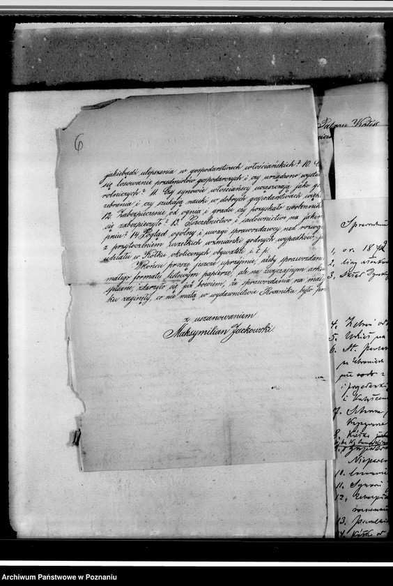 image.from.unit.number "Petycje posłów polskich do sejmu pruskiego między innymi w sprawie stosowania urzędowego nauczania w języku polskim na terenie Wielkiego Księstwa Poznańskiego. Program dla kółek rolniczo- włościańskich. Sprawozdania zarządu towarzystwa. Okólniki. Programy"