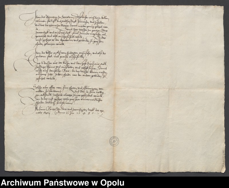 image.from.unit.number "Propozycje mistrzów murarskich (Lorenztz Gunther z Wrocławia, Jacob Pawer, książęcy mistrz murarski i Jacob mistrz miejski) dotyczące budowy zamku brzeskiego,"