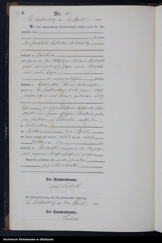 image.from.unit.number "Sterbe-Neben-Register Nr 1 - 33"