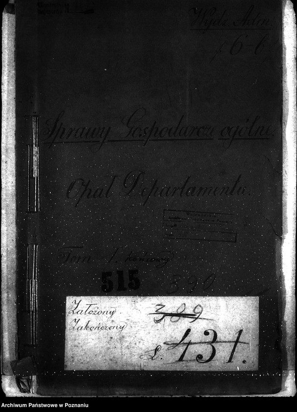 Obraz 3 z jednostki "Sprawy gospodarcze-ogólne Opał departamentu"