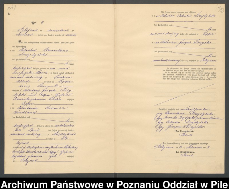 Obraz 12 z jednostki "Księga małżeństw"