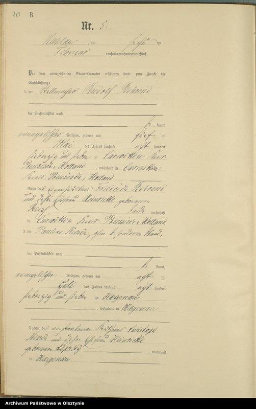 image.from.unit.number "Heiraths-Neben-Register Nr 1 - 27"