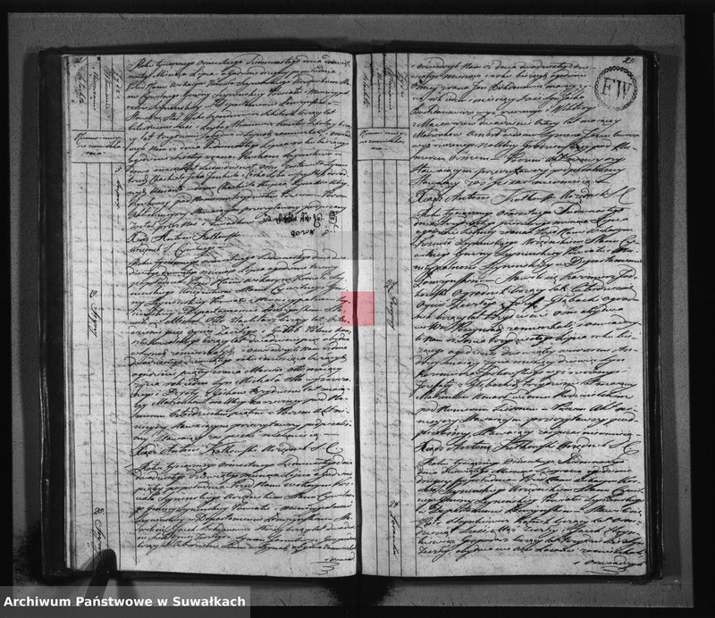 image.from.unit.number "Akta zeszłych stanu cywilnego gminy seyneńskiey od 1-go stycznia 1817 roku."