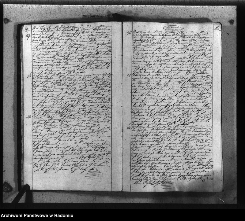 image.from.unit.number "Akta cywilne miasta Głowaczew na rok 1823"