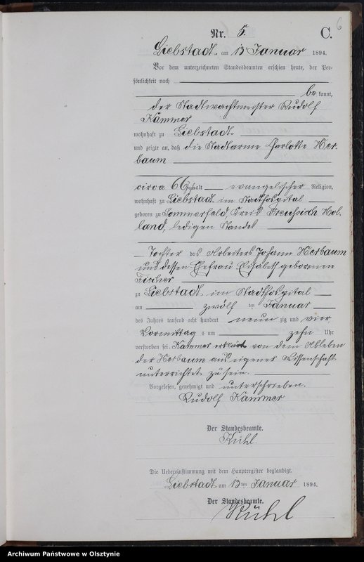 image.from.unit.number "Sterbe-Neben-Register Nr 1 - 52"