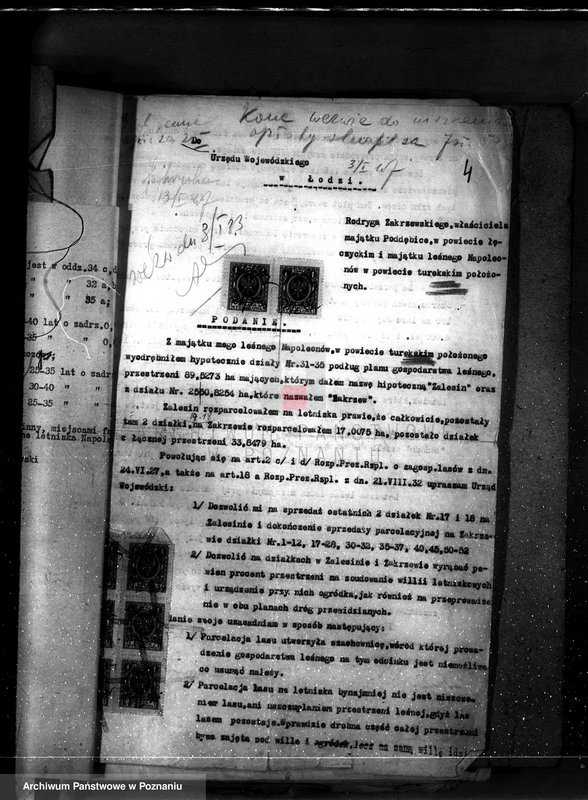 Obraz 8 z jednostki "Częściowa zmiana rodzaju użytkowania 5,83 ha gruntów leśnych w majątku Zalesin powiat turecki"