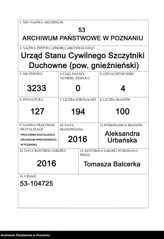 Obraz 1 z jednostki "Sterbe-Hauptregister"