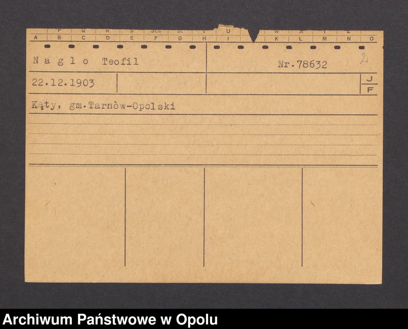 Obraz 4 z jednostki "[Firlus Georg, ur. 4.4.1898 Hamborn]"