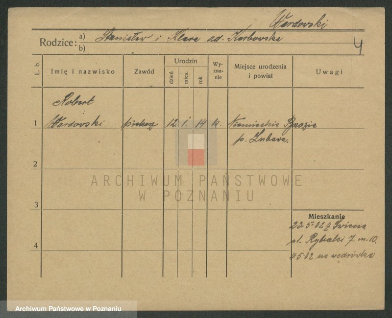 Obraz 11 z jednostki "Wardowski - Warszewski"