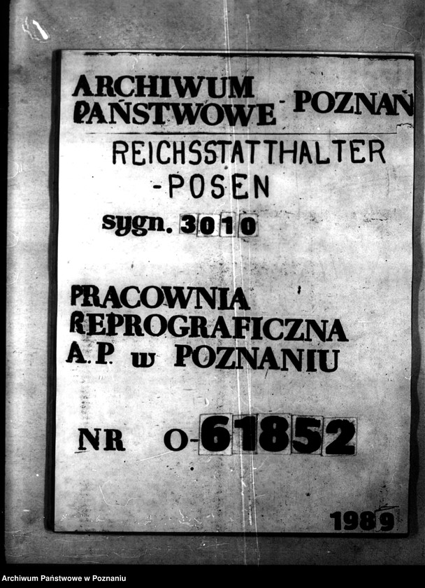 Obraz 1 z jednostki "Ostrowo - Dessauerstrasse. Wasserversorgung"