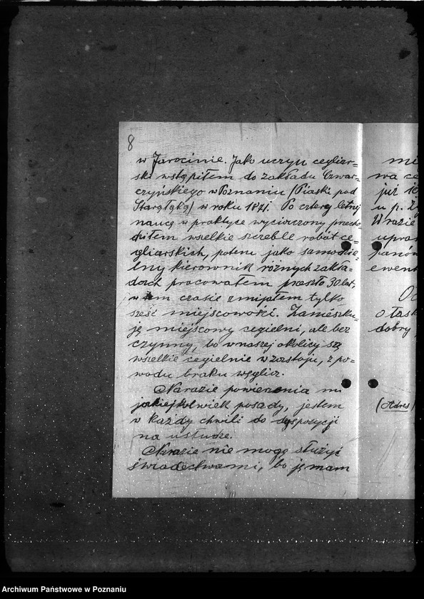 Obraz 12 z jednostki "Naczelna Rada Ludowa w Poznaniu wnioski na posadę do cegielni"