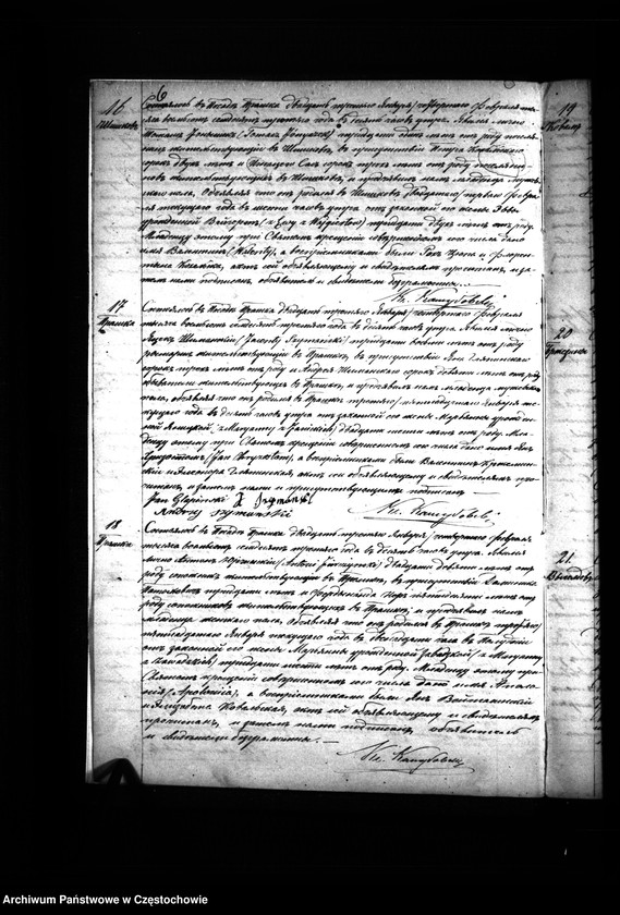 Obraz 9 z jednostki "Księga urodzeń, małżeństw i zgonów parafii rzymskokatolickiej w Praszce z roku 1873"
