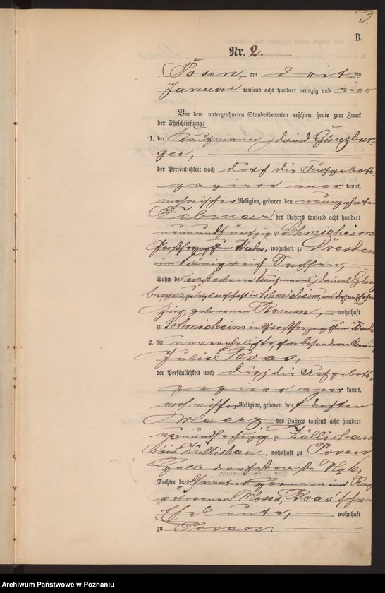 Obraz 6 z jednostki "Księga małżeństw t. I"