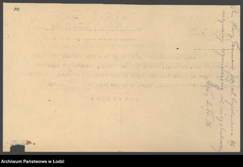 Obraz 12 z jednostki "Hersz Tauman- prowadzenie domu ekspedycyjnego"