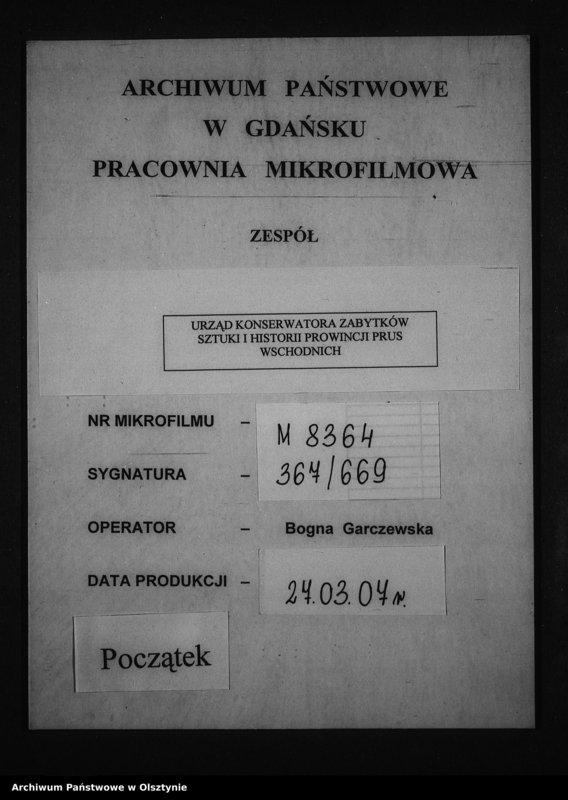 image.from.unit.number "Wartenburg /Stadt, Hospital, Kloster, Pfarrkirche, Erzpriesterei, Strafanstalt, Schule/ Wuttrienen [rysy historyczne]"