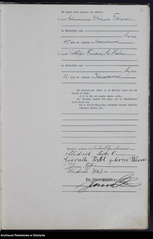 image.from.unit.number "Heiraths-Haupt-Register Nr 1 - 45"