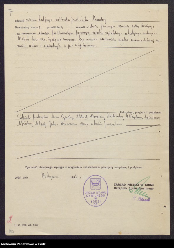 Obraz 9 z jednostki "Aron Hersz Rotenberg- skład sukna i kortów"