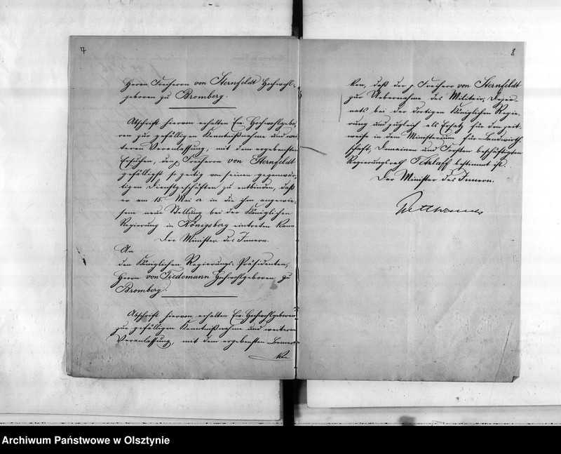 image.from.unit.number "Regierungs Rath Freiherrn von Sternfeldt [Wilhelm Friedrich George]"
