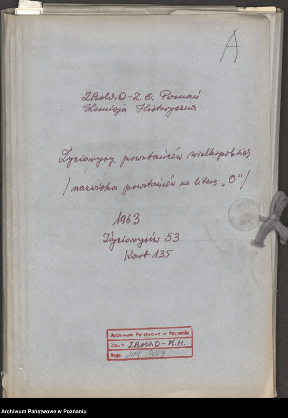 Obraz 7 z jednostki "Życiorysy powstańców wielkopolskich: O /Obsada Jan - Oźga Florian/."