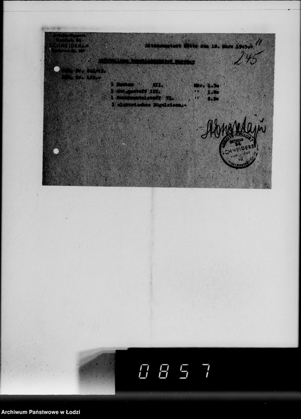 Obraz 15 z jednostki "[Konfiskata przez Kripo w Getcie ruchomego mająktu żydowskiego] Nr 1-250"