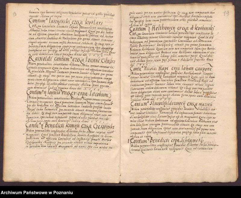 Obraz 13 z jednostki "Liber contumaciarum"