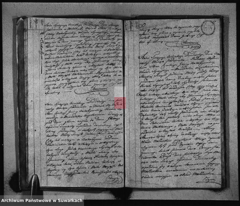 image.from.unit.number "Akta Zaślubionych Gminy Bakałarzewskiey"